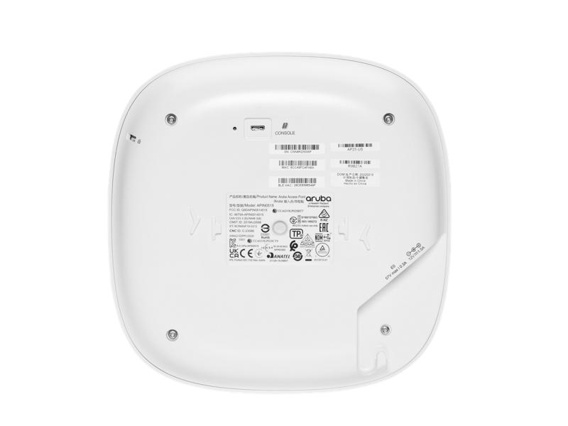 HPE Aruba Instant On AP25 (RW) 4x4 Wi-Fi 6 Access Point