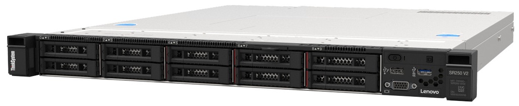 Lenovo ThinkSystem SR250 V2 Rack-Mount Server (E-2324.8GB)