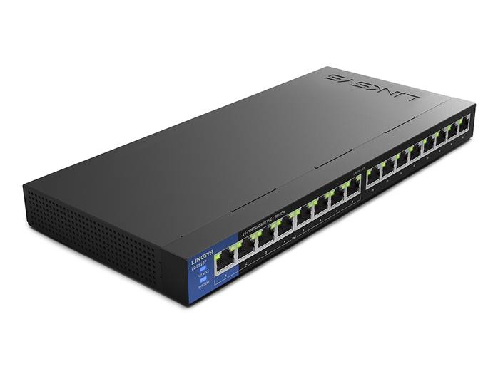 Linksys 16-Port Business Desktop Gigabit PoE+Switch