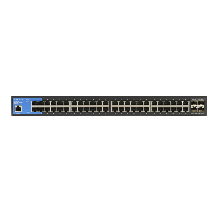 Linksys 48-Port Managed Gigabit Ethernet Switch with 4 10G SFP+ Uplinks