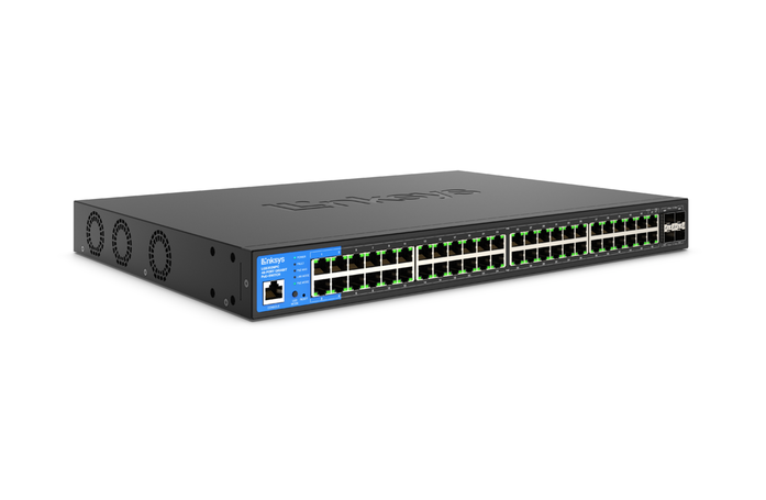 Linksys 48-Port Managed Gigabit PoE+ Switch