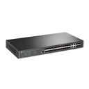 TP-Link (20× SFP + 4× RJ45/SFP Combo + 4× 10G SFP+ Slots1× RJ45 + 1× Micro-USB Console Ports19-inch Rackmount 802.1Q VLAN IGMP Snooping IPv6 Support Static Routing DHCP Server RPS (Redundant Power Supply)