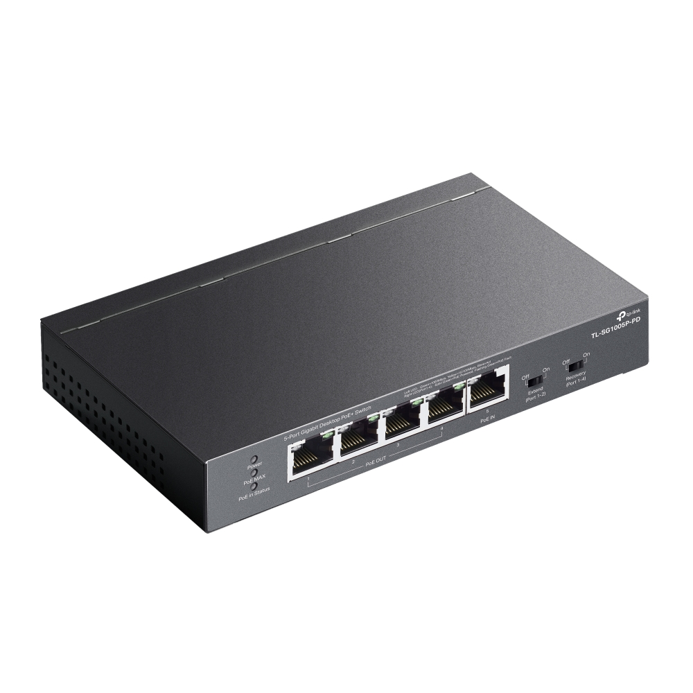 TP-Link 5-Port Gigabit Desktop Switch with 1-Port PoE++ In and 4-Port PoE+ Out