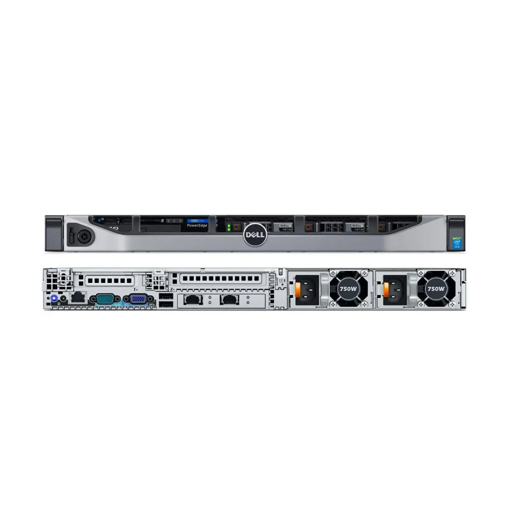 (Refurbished) Dell PowerEdge R630 Rack Server (2xE52698v3.96GB.5x480GB)