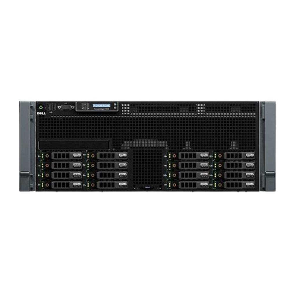 (Refurbished) Dell PowerEdge R910 Rack Server (4xE74870.256GB.2x480GB)