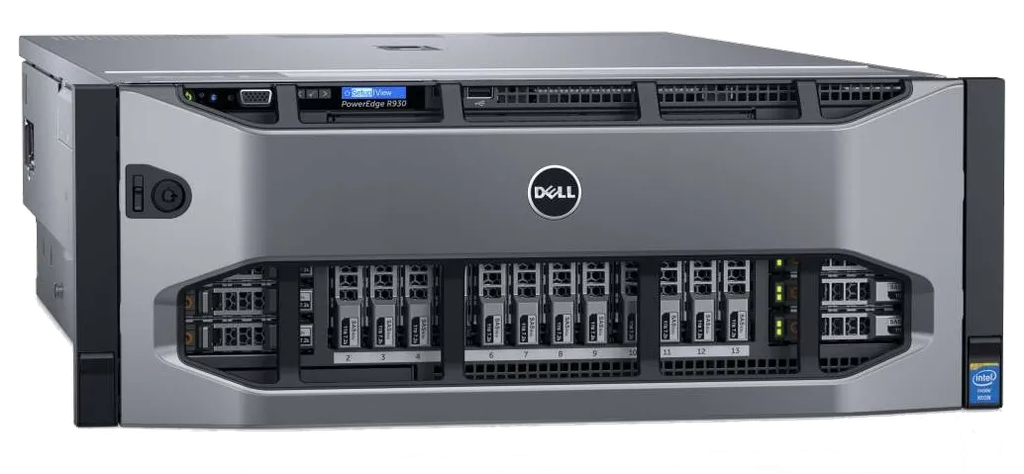 Dell PowerEdge R930 4U Rack Server (4xE7-8880v4.1600GB.8x1TB)