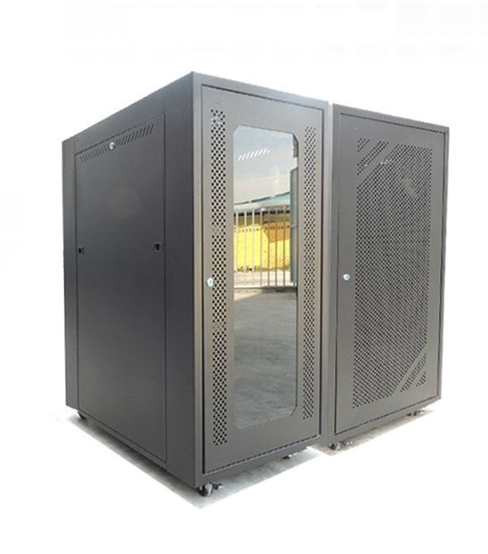 GrowV 19' Floor Stand Server Rack 33U (Tempered Glass Door)