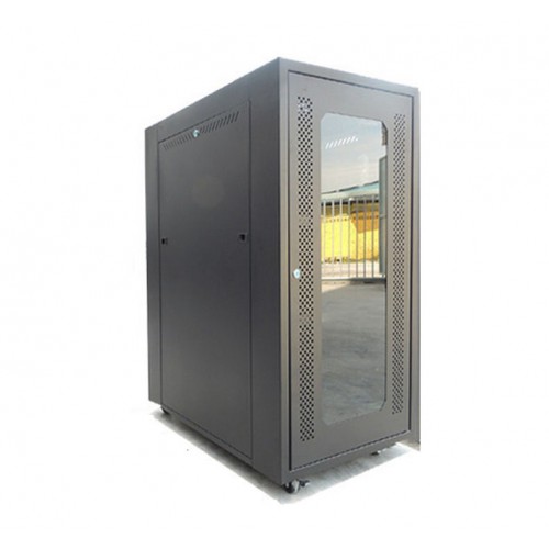 GrowV 19' Floor Stand Server Rack 33U (Tempered Glass Door)