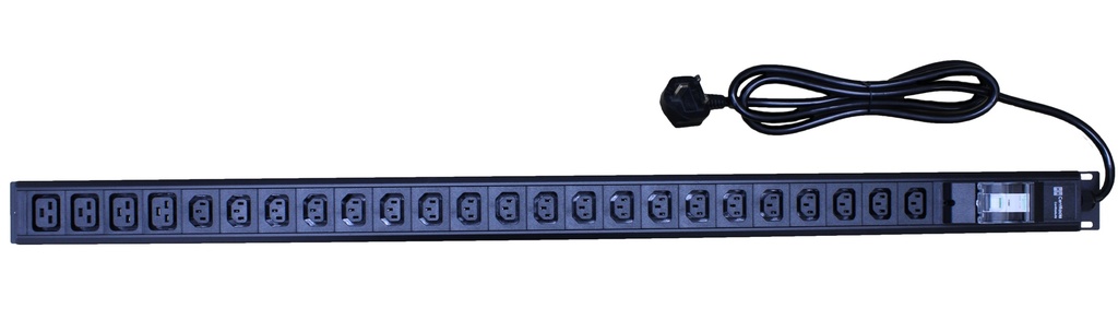 CentRacks 20 Gang 10A PDU with 16A DP MCB