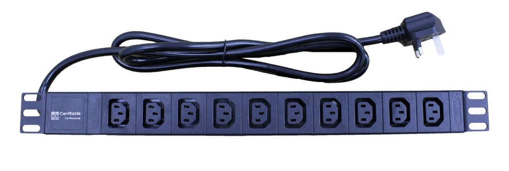 Centracks 10 Gang C13 13A Basic PDU