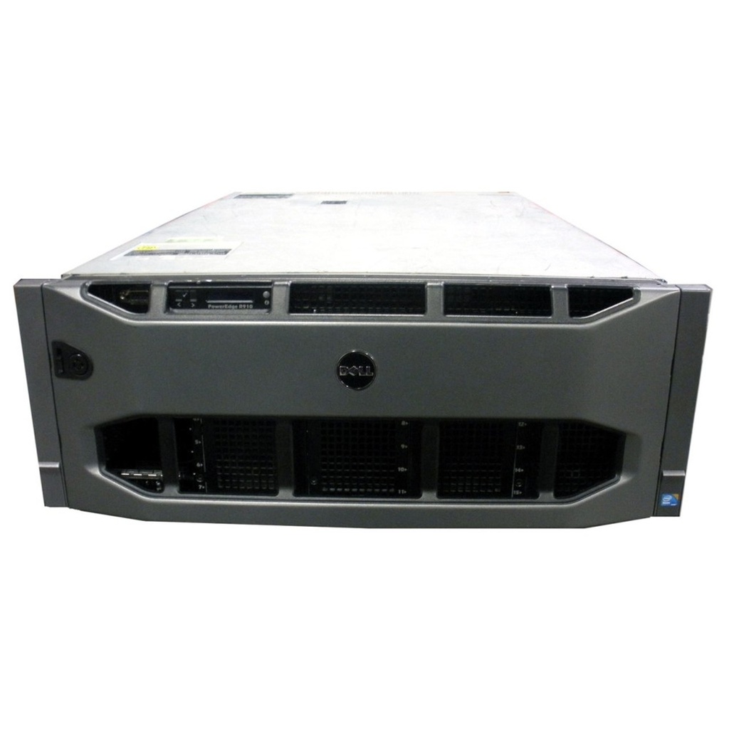 (Refurbished) Dell PowerEdge R910 Rack Server (4xE74850.32GB.1200GB)