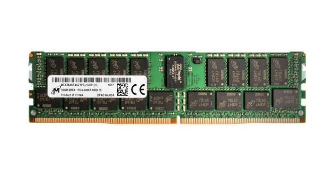 Micron 32GB DDR4-2666 RDIMM PC4-2666V-RB2 Dual Rank x4 Module