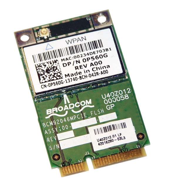 Broadcom Bluetooth Wireless Mini PCI-E Card