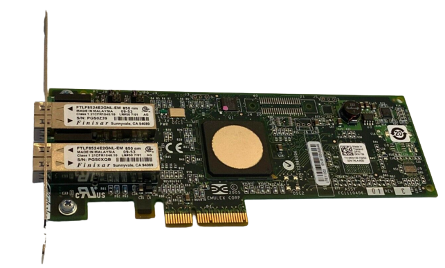 Dell 0KN139 Emulex 4GB Dual Port Fibre Channel PCI-E