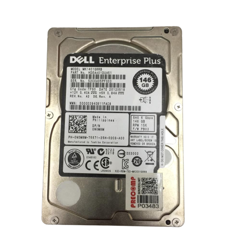 Dell 146GB 15000RPM SAS 6Gbps Hot Swap 32MB Cache 2.5-inch Internal Hard Drive