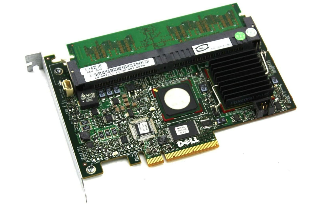 Dell PERC 5i PowerEdge SAS/SATA RAID Controller Card PCI-e x8 256MB
