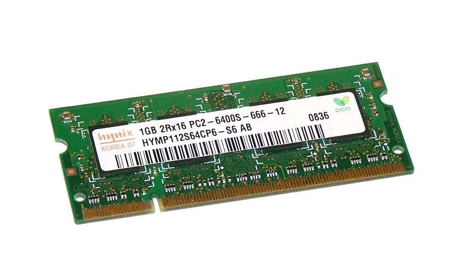 Hynix 1GB 2Rx16 DDR2 PC2-6400S 800MHz SODIMM 200pin
