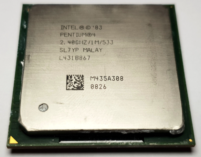 Intel Pentium 4 SL7YP 2.40ghz 1m/533 Socket 478 CPU Processor