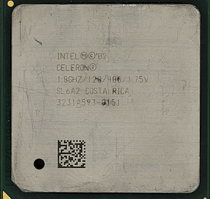 Intel® Celeron® Processor 1.80 GHz, 128K Cache, 400 MHz FSB SL6A2