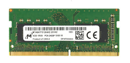 Micron 4GB 1RX16 PC4-2666V