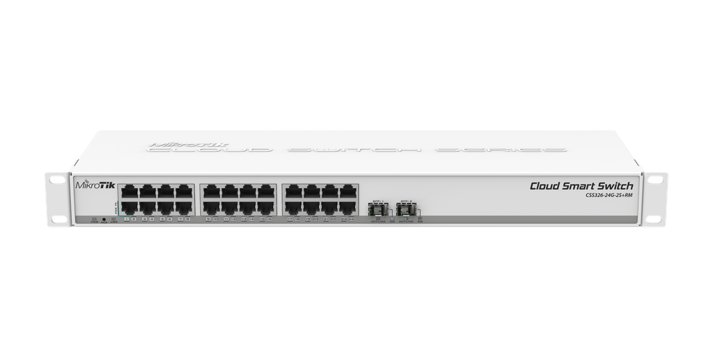 Mikrotik 24-port GigE + 2 SFP+ Cloud Router Switch