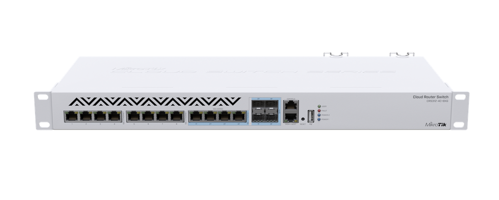 MikroTik CRS312-4C+8XG-RM 8Port with 4SFP Cloud Router Switch