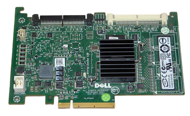 PERC 6/I DUAL CHANNEL PCI-EXPRESS INTEGRATED SAS RAID CONTROLLER FOR POWEREDGE 2950 2970 1950