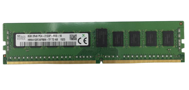 SK Hynix 1x 8GB DDR4-2400 RDIMM PC4-19200T-R Single Rank x8 Module