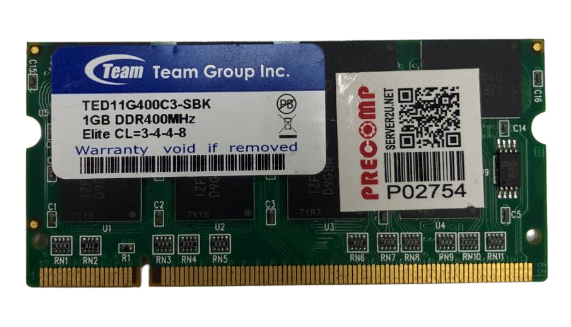 Team Elite 1GB SODIMM DDR 400MHz CL3 Notebook Memory