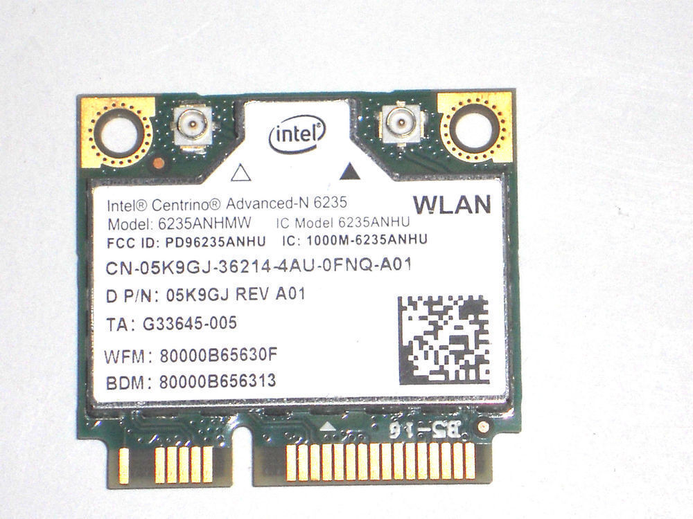 Dell 05K9GJ Intel Centrino 6235 6235anhmw WLAN WiFi Card