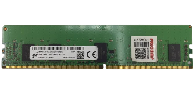 Micron MTA9ASF1G72PZ-2G3B1MK 8GB DDR4-2933 ECC RDIMM Memory