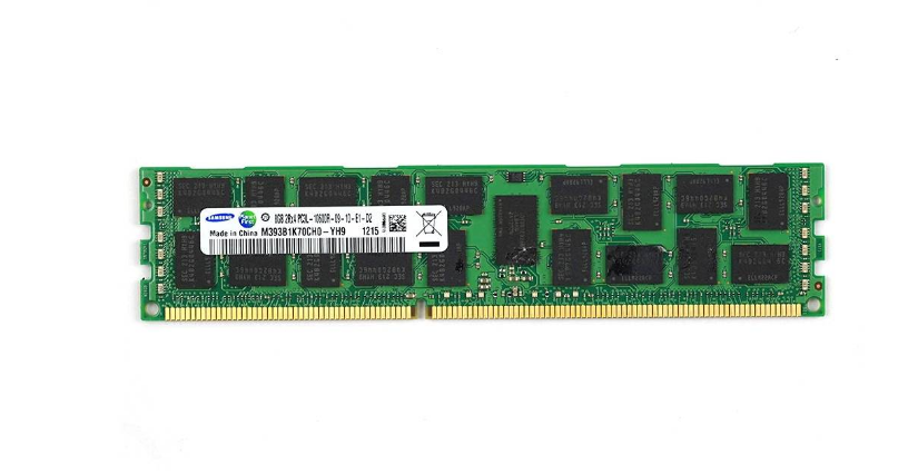SAMSUNG 8GB PC3-10600R DDR3-1333 REGISTERED ECC 2RX4 SERVER MEMORY