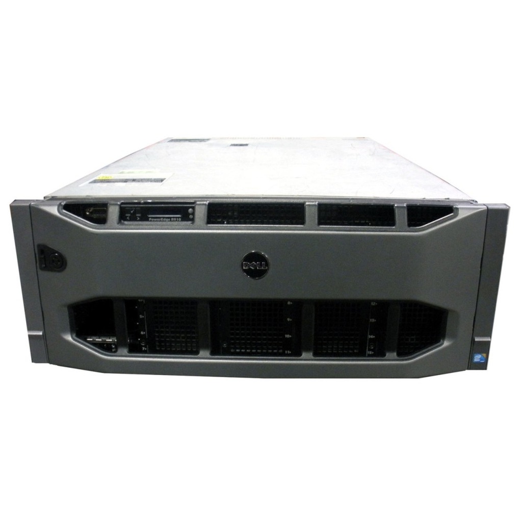 (Refurbished) Dell PowerEdge R910 Rack Server (4xE74870.64GB.3x480GB)