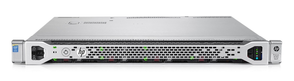 (Refurbished) HPE ProLiant DL360 Gen9 Server (2xE5-2670v3.64GB.5x480GB)