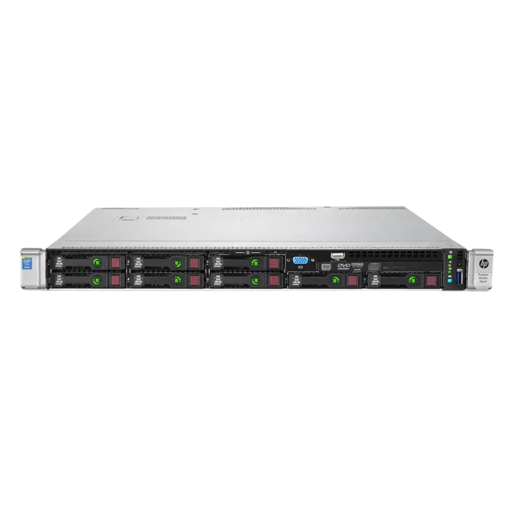 (Refurbished) HPE ProLiant DL360 Gen9 Server (2xE5-2698v4.192GB.5x960GB)