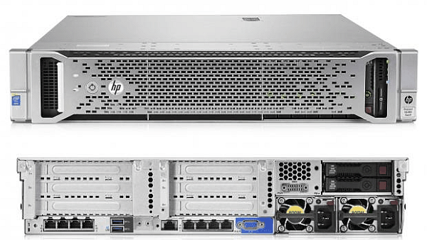 (Refurbished) HPE ProLiant DL380 Gen9 Server (2xE52680v4.192GB.30TB)