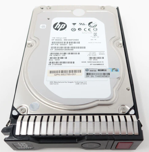 HPE 1TB SAS 7200 6Gbs 3.5