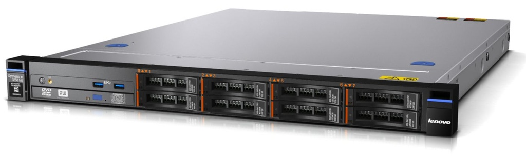 IBM System x3250 M5 1U Rack Server (E3-1220v3.8GB.2x480GB)