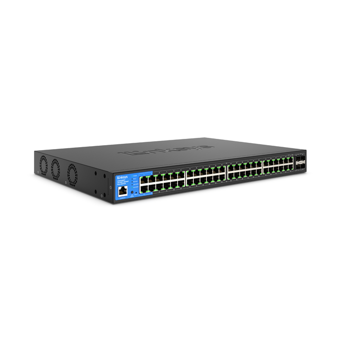 Linksys 48-Port Managed Gigabit Ethernet Switch with 4 10G SFP+ Uplinks