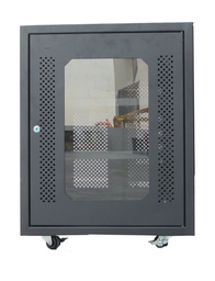 [G1580FS] GrowV 19' Floor Stand Rack Server Rack 15U (Tempered Glass Door)