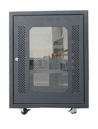 [G1580FS] GrowV 19' Floor Stand Rack Server Rack 15U (Tempered Glass Door)