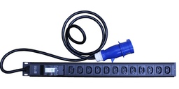 [CP-12xC13-32A] CentRacks 12 Gang 10A PDU with 32A DP MCB