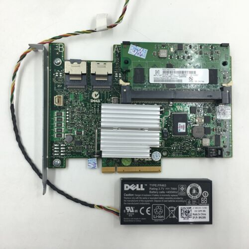 [0XXFVX/H2R6M/R374M] (Refurbished) Dell Raid Card PERC H700 with 512MB CACHE & Battery