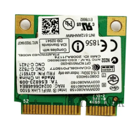 [512ANHMW] Intel Wi-Fi Link 5100 Series ID Label