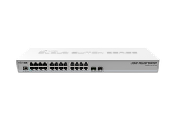 [CRS326-24G-2S+RM] Mikrotik 24-port GigE + 2x SFP+ Cloud Router Switch