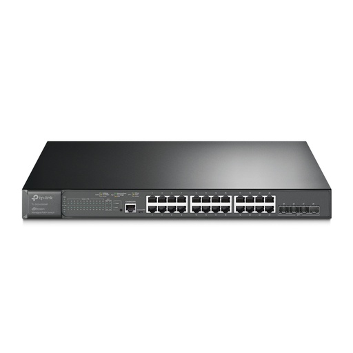 [TL-SG3428XMP] TP-Link JetStream 24-Port Gigabit and 4-Port 10GE SFP+ L2+ Managed Switch with 24-Port PoE+