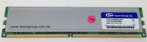 [TED22G800HC5BK] Team Elite DDR2 2GB (1x2GB) 800MHz