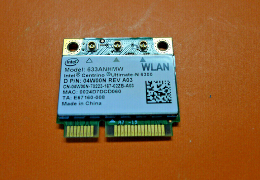[4W00N] Precision M6700 M6800 Intel Centrino Ultimate-N 6300 WiFi Card REV-A03 4W00N