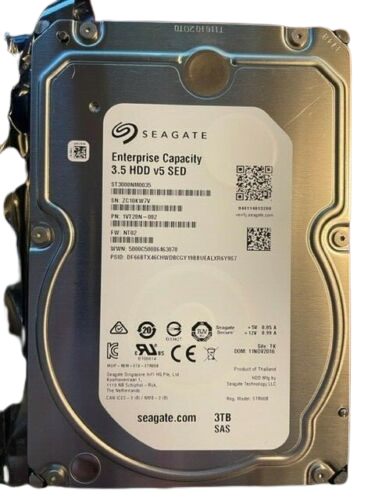 [1VT20N] Seagate 3TB SAS SED 3.5" Storage Server Hard Drive 12Gb/s