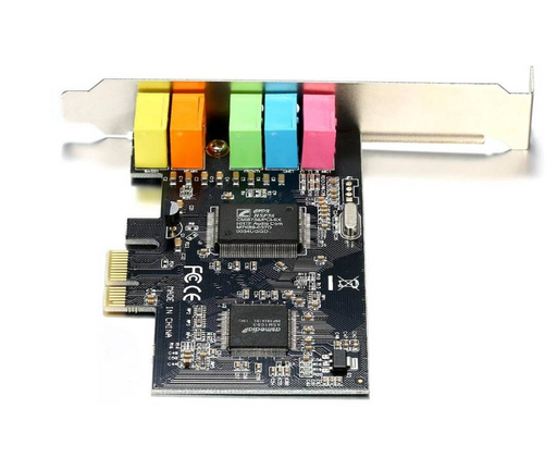 [CMI8738] PCI-E EXPRESS AUDIO SOUND CARD 5.1 CMI8738 CHIPSET PCIE AUDIO CARD LOW PROFILE BRACKET
